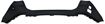 Hyundai Rear, Upper Bumper Cover-Primed, Plastic, Replacement REPH760146P