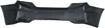 Honda Rear, Upper Bumper Cover-Primed, Plastic, Replacement REPH760150P