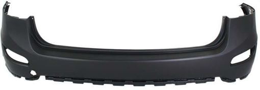 Hyundai Rear Bumper Cover-Primed, Plastic, Replacement REPH760168PQ