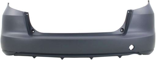 Honda Rear Bumper Cover-Primed, Plastic, Replacement REPH760184P