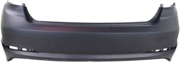 Hyundai Rear, Upper Bumper Cover-Primed, Plastic, Replacement REPH760199P