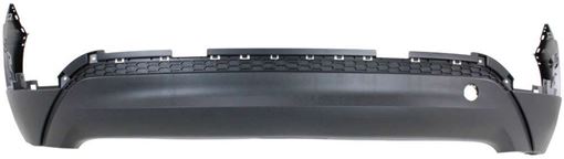 Hyundai Rear, Lower Bumper Cover-Textured, Plastic, Replacement REPHY760108