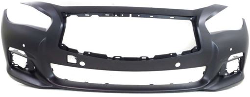 Infiniti Front Bumper Cover-Primed, Plastic, Replacement REPI010334PQ