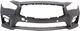Bumper Cover, Q50 14-17 Front Bumper Cover, Prmd, W/ Obj Snsr Holes, Hybrid Sport/Red Sport/Sport Models - Capa, Replacement REPI010335PQ