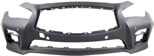 Infiniti Front Bumper Cover-Primed, Plastic, Replacement REPI010335P