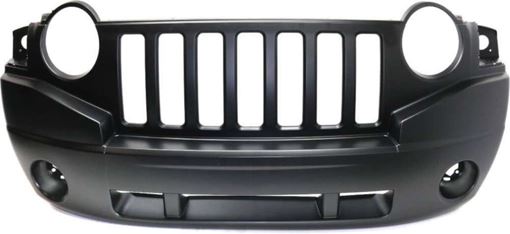 Jeep Front Bumper Cover-Primed, Plastic, Replacement REPJ010320