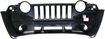 Jeep Front Bumper Cover-Primed, Plastic, Replacement REPJ010320