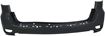 Jeep Rear, Upper Bumper Cover-Primed, Plastic, Replacement REPJ760115PQ