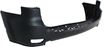 Jeep Rear, Upper Bumper Cover-Primed, Plastic, Replacement REPJ760115PQ