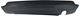 Jeep Rear, Lower Bumper Cover-Textured, Plastic, Replacement REPJ760121Q