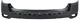 Jeep Rear, Upper Bumper Cover-Primed, Plastic, Replacement REPJ760128PQ