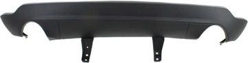 Jeep Rear, Lower Bumper Cover-Textured, Plastic, Replacement REPJ764303