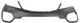 Kia Front, Upper Bumper Cover-Primed, Plastic, Replacement REPK010315P