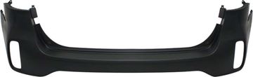 Kia Rear, Upper Bumper Cover-Primed, Plastic, Replacement REPK760123P