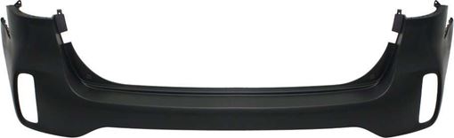 Kia Rear, Upper Bumper Cover-Primed, Plastic, Replacement REPK760123P