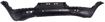Kia Rear Bumper Cover-Textured, Plastic, Replacement REPK760148