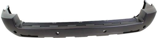 Bumper Cover, Range Rover 03-09 Rear Bumper Cover, Top Primed, Bottom Textured, W/ Parking Aid Snsr Holes, Replacement REPL760113P