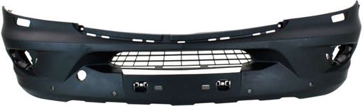 Bumper Cover, Mercedes Benz Sprinter 14-17 Front Bumper Cover, Txtd, W/ Hlw/Ptronic/Fl Holes, Rwd, Replacement REPM010412