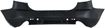 Mazda Rear Bumper Cover-Primed, Plastic, Replacement REPM760169P