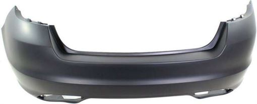 Mazda Rear Bumper Cover-Primed, Plastic, Replacement REPM760173P
