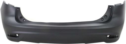 Mazda Rear Bumper Cover-Primed, Plastic, Replacement REPM760193P