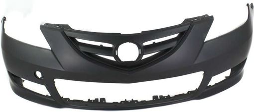 Mazda Front Bumper Cover-Primed, Plastic, Replacement REPMA010301P