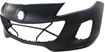 Bumper Cover, Mazda 3 12-13 Front Bumper Cover, Primed, Hatchback/Sedan, Replacement REPMZ010302P