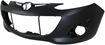 Bumper Cover, Mazda 2 11-14 Front Bumper Cover, Primed, Replacement REPMZ010304P