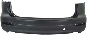 Mazda Rear Bumper Cover-Primed, Plastic, Replacement REPMZ760105P