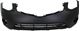 Bumper Cover, Rogue 11-13/Rogue Select 14-15 Front Bumper Cover, Primed, S/Sl/Sv Models, Replacement REPN010351P