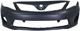 Bumper Cover, Corolla 11-13 Front Bumper Cover, Primed, W/O Spoiler Holes, Japan Built - Capa, Replacement REPT010358PQ