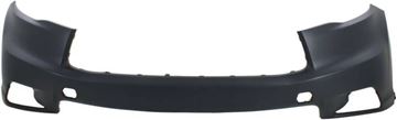 Toyota Front, Upper Bumper Cover-Primed, Plastic, Replacement REPT010386P