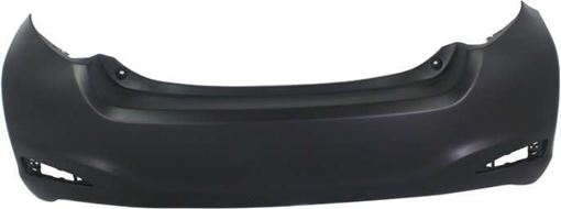 Toyota Rear Bumper Cover-Primed, Plastic, Replacement REPT760142P