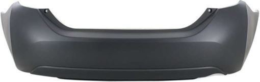 Toyota Rear Bumper Cover-Primed top; Textured bottom, Plastic, Replacement REPT760154PQ