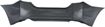 Toyota Rear Bumper Cover-Primed top; Textured bottom, Plastic, Replacement REPT760154PQ
