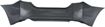 Toyota Rear Bumper Cover-Primed top; Textured bottom, Plastic, Replacement REPT760154P