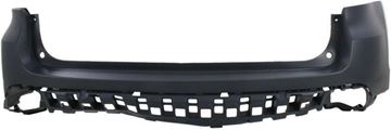 Toyota Rear, Upper Bumper Cover-Primed, Plastic, Replacement REPT760156P