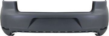 Volkswagen Rear Bumper Cover-Primed, Plastic, Replacement REPV760116P