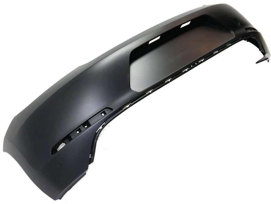 Volkswagen Rear Bumper CoverPrimed, Plastic Replacement REPV760120PQ
