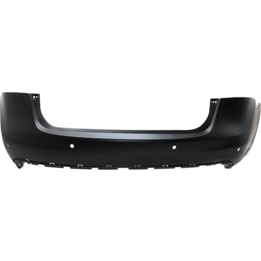 Toyota Rear, Upper Bumper Cover-Primed, Plastic, Replacement RT76010009P