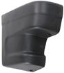 Mazda Front, Passenger Side Bumper Endr End-Primed, Plastic, Replacement 1697