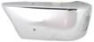 Dodge, Mitsubishi Front, Passenger Side Bumper Endr End-Chrome, Steel, Replacement 979