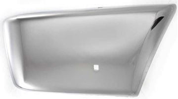 Dodge, Mitsubishi Front, Driver Side Bumper Endnd-Chrome, Steel, Replacement 980