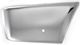 Dodge, Mitsubishi Front, Driver Side Bumper Endnd-Chrome, Steel, Replacement 980