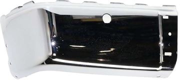 Chevrolet, GMC Rear, Driver Side Bumper End-Chrome, Steel, Replacement ARBC761102Q