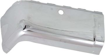 Chevrolet, GMC Rear, Driver Side Bumper End-Chrome, Steel, Replacement ARBC761102