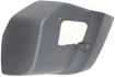 Nissan Rear, Passenger Side Bumper End End-Textured, Plastic, Replacement ARBN761103Q