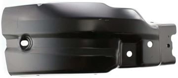 Chevrolet Front, Passenger Side Bumper Endr End-Painted Black, Steel, Replacement C011103