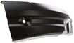 Chevrolet Front, Passenger Side Bumper Endr End-Painted Black, Steel, Replacement C011103