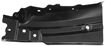 Chevrolet Front, Passenger Side Bumper Endr End-Painted Black, Steel, Replacement C011103